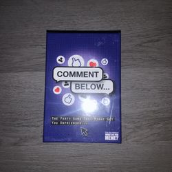 Comment Below Board Game 