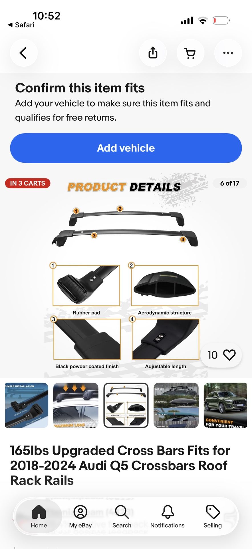 Audi Q5 Roof Rack