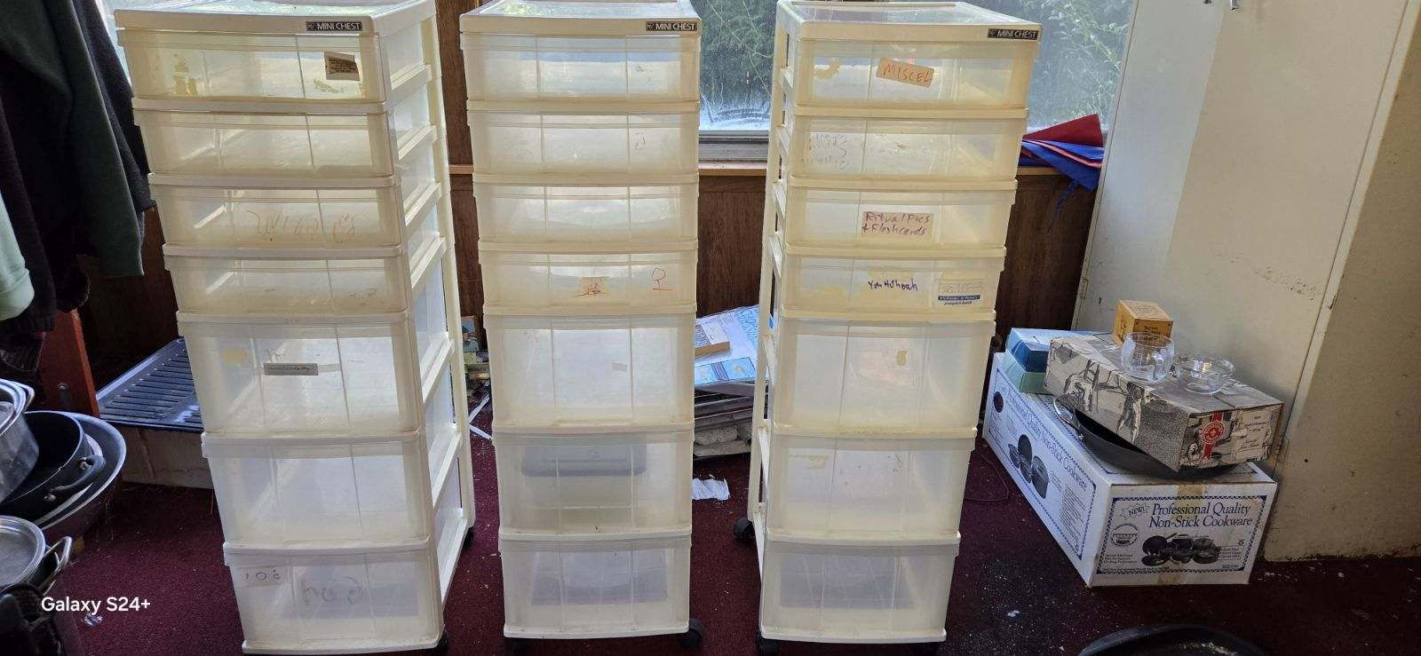 3 Plastic Chest Of Drawers Dorm Basement Organizing