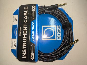 Boss 20 Foot Guitar Cable