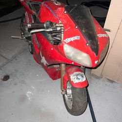 Red Pocket Bike Mini Moto