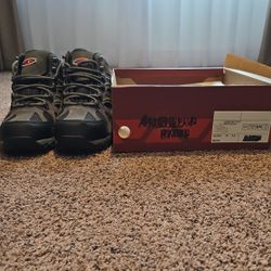 Iron Age IA5250 Grey Steel Toe Boot Men's 9.5
