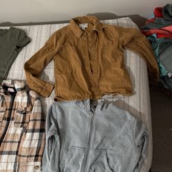 Box Of Boy Clothes Size M- L , XL And Teen Girl Size 2-5 (S-L) 