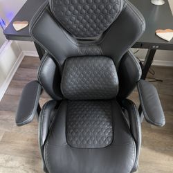 Shaquille O'Neal™ Sciron Big & Tall Ergonomic High-Back Vegan Leather Executive Gaming Office Chair, Black