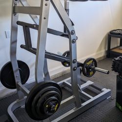 Squat/Calf Raises Machine and Rowing Machine 