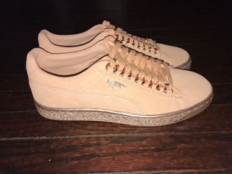 Puma Suede Med pink rose gold