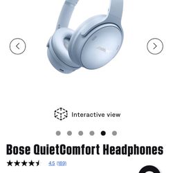 BOSE Quite Comfort Noise Cancellation Headphones Brand New In Box Never Used 