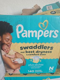 Pampers Swaddlers Newborn Diapers 140 Count