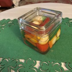 Veggie Collection Wax Candle In Glass Jar