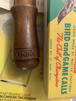 ****  LOHMAN DUCK CALL - Vintage
