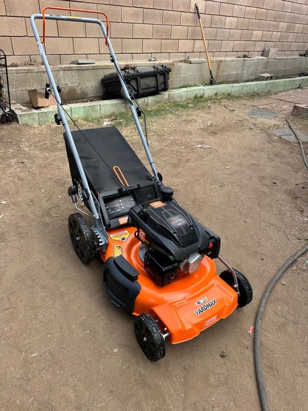 YARDMAX21 in. 170cc 3 in 1 Gas Walk Behind Push Lawn Mower...