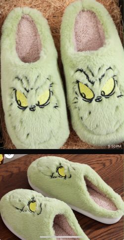 Grinch Plush Slippers
