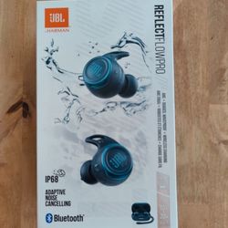 JBL Reflect Flow Pro+ Wireless Sports Earbuds - Blue