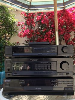 Kenwood/ Sony stereo system