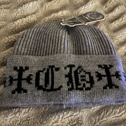 Chrome Heart Beanie Grey