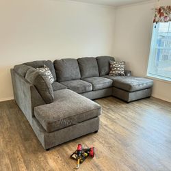 Living Space U Shaped Modular Dual Chaise Sectional Couch Set 🌟 Fast Delivery ⭐$39 Down Payment with Financing ⭐ 90 Days same as cash
