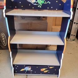 Rocket Ship Themed Bookcase