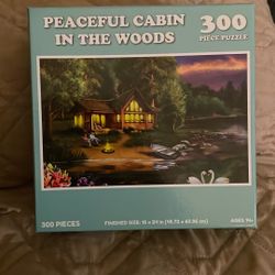10.00 Peaceful Cabin In The Woods Puzzle