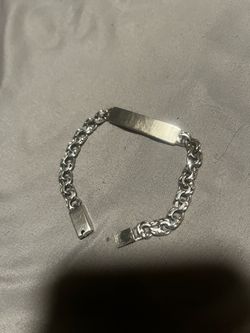 Real silver iD bracelet de plata fits small wrist