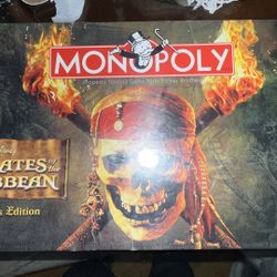 Monopoly Pirates Of The Caribbean Collectors Edition Board Game 