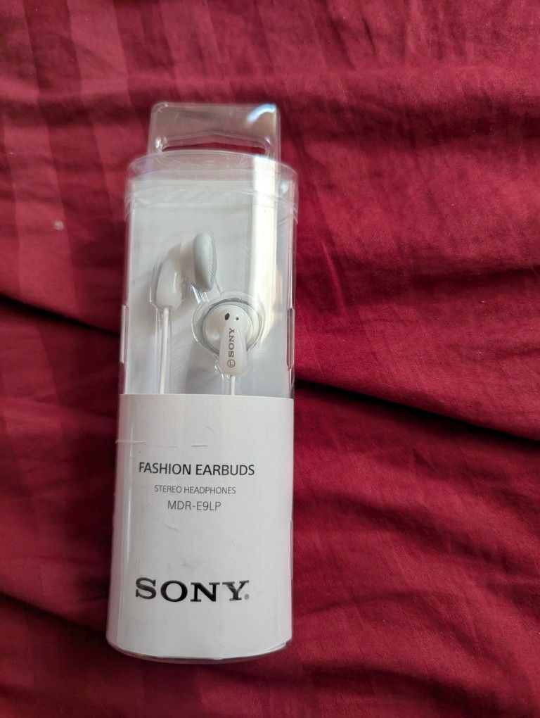 Sony Fashion Stereo Earbuds sealed