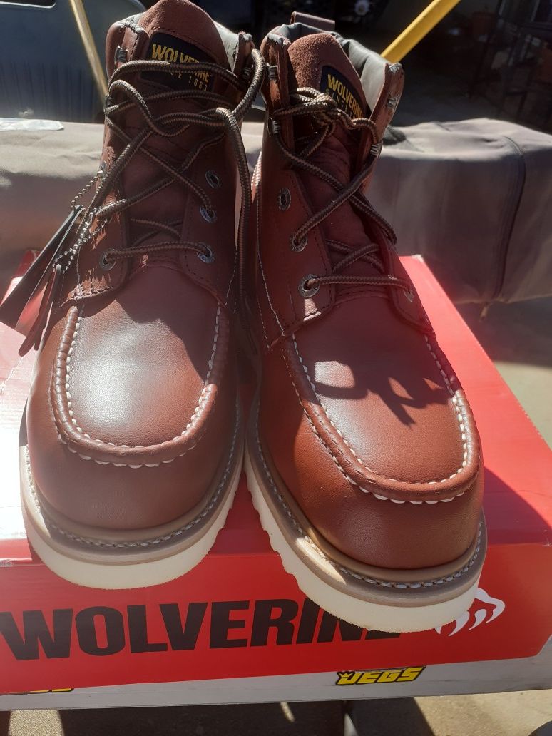 Wolverine work boots steel toe size 13 only brand new only three pairs left all size 13