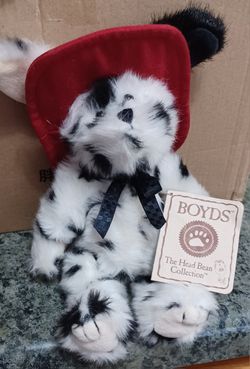 $10 Retired Boyds Bear "Hot Diggity" Dalmatian Fire Dog