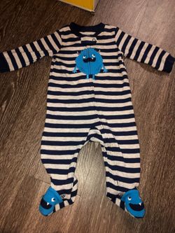 Monster baby onesie