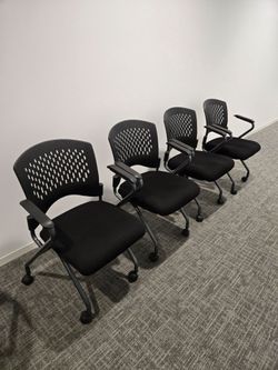 Nest chairs with foldable seat $45 each 12 available