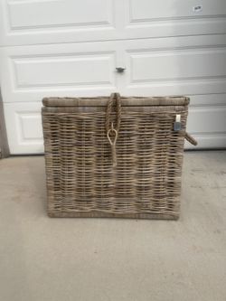 Rattan Storage Trunk