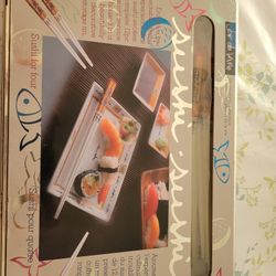Sushi Plate Set For 4