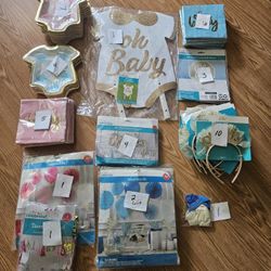 Baby Shower/ Gender Reveal Party Supplies