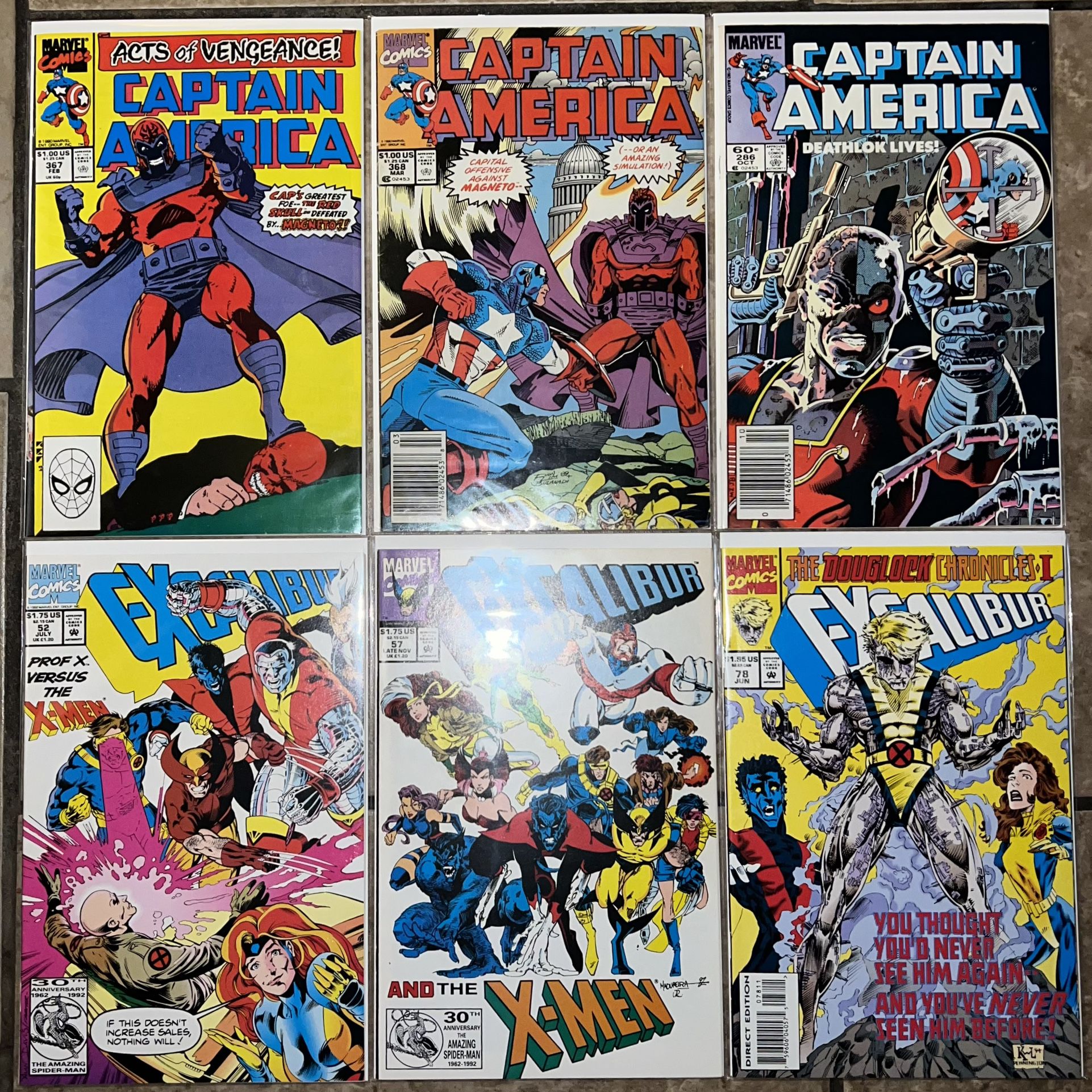 Marvel Comics Captain America, Excalibur 