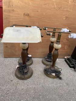 Lot of (4) Quoizel Inc D/LL3 Table Lamps