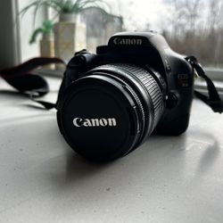 📸 Canon EOS Rebel T2i DSLR + 18–55mm Lens