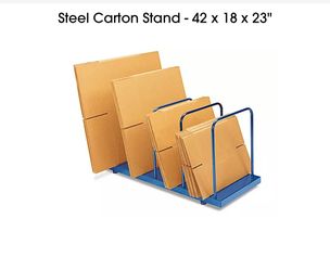 Steel Carton Stand - 42 x 18 x 23"
