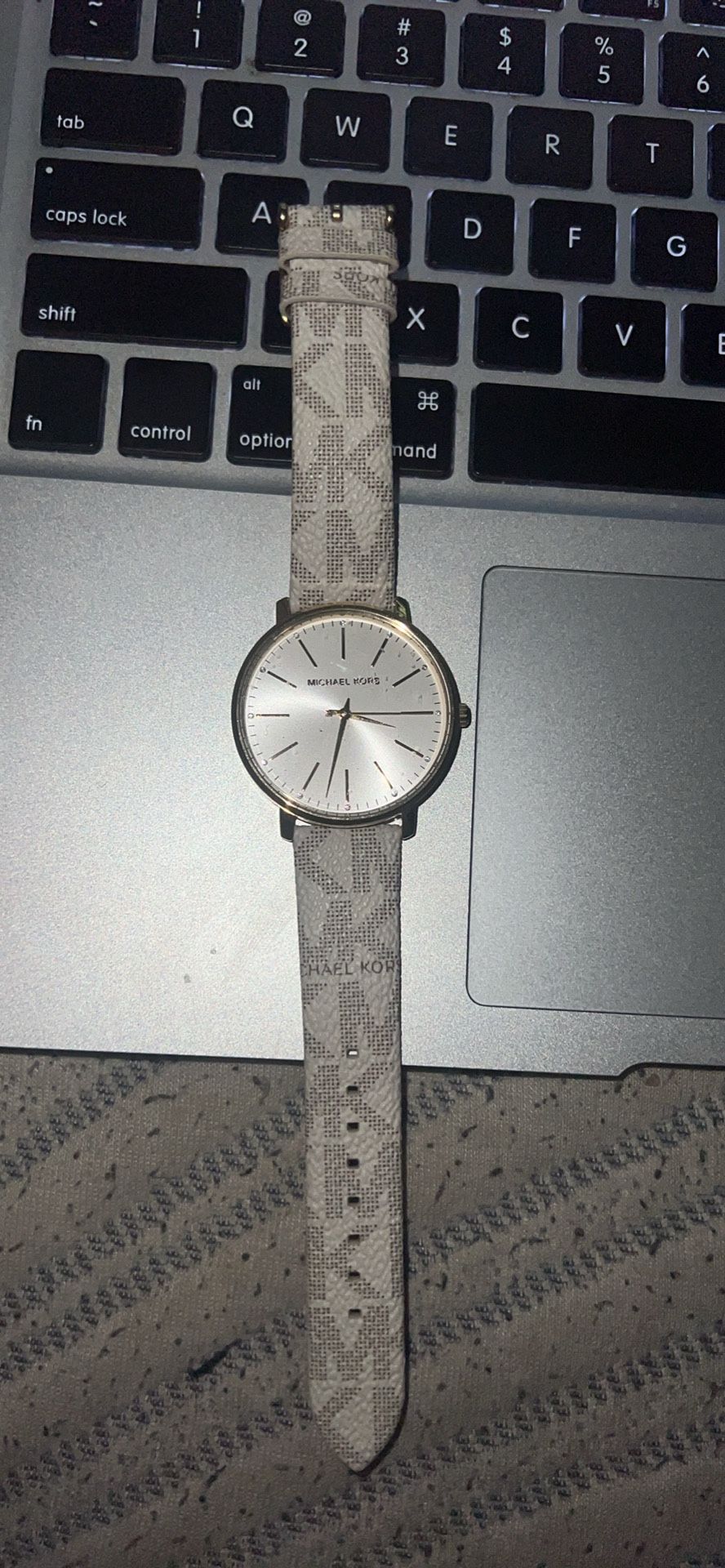 MK Gold and white watch 