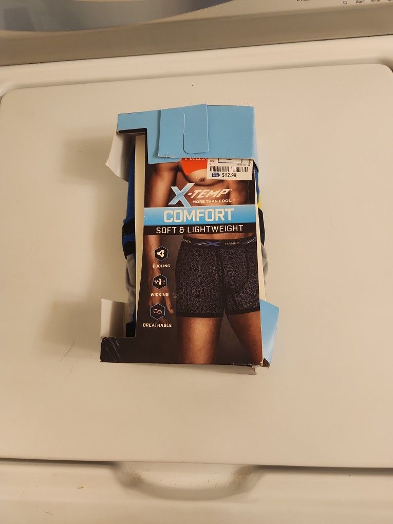 New Hanes Boxer Briefs ( X-Temp)