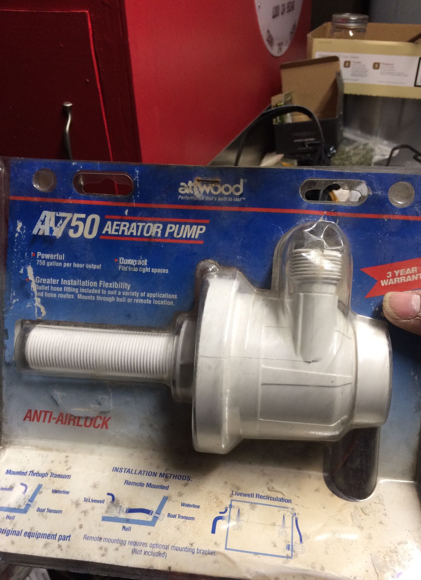 Atwood a 750 aerator pump