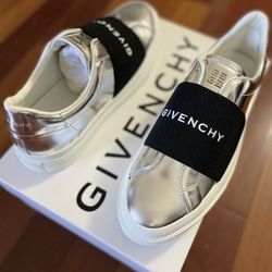Mens Givenchy "City Court" Metallic Slip On Sneakers men size  12