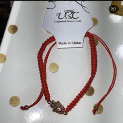 Evil Eye Bracelets , Rose Gold Cross Bracelet & Evil Eye Necklace 