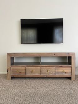 HomeGoods Wooden TV Media Stand 4 Drawerse