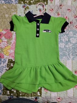 Girls 2T Seahawk polo dress