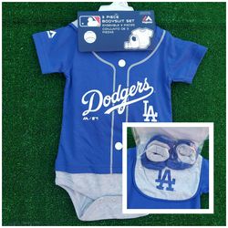 Dodgers Baby Set