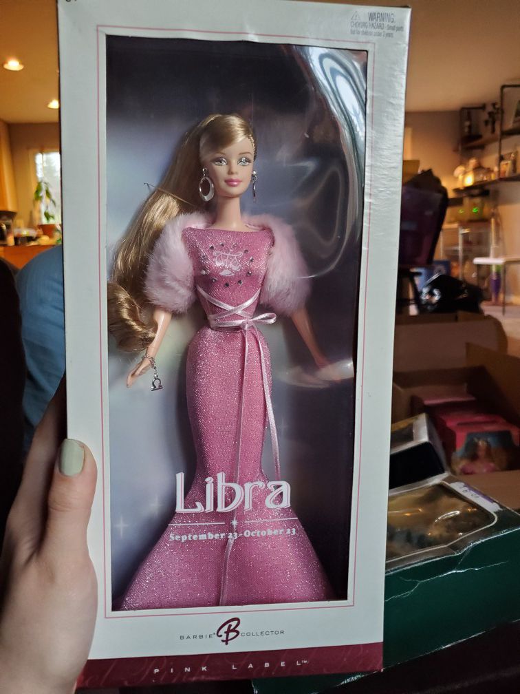 Pink label Libra barbie