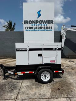 2017 Multiquip Whisperwatt 25 kvaDiesel Generator Trailer Mounted