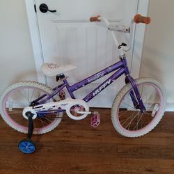 Girls Huffy With Training Wheels 