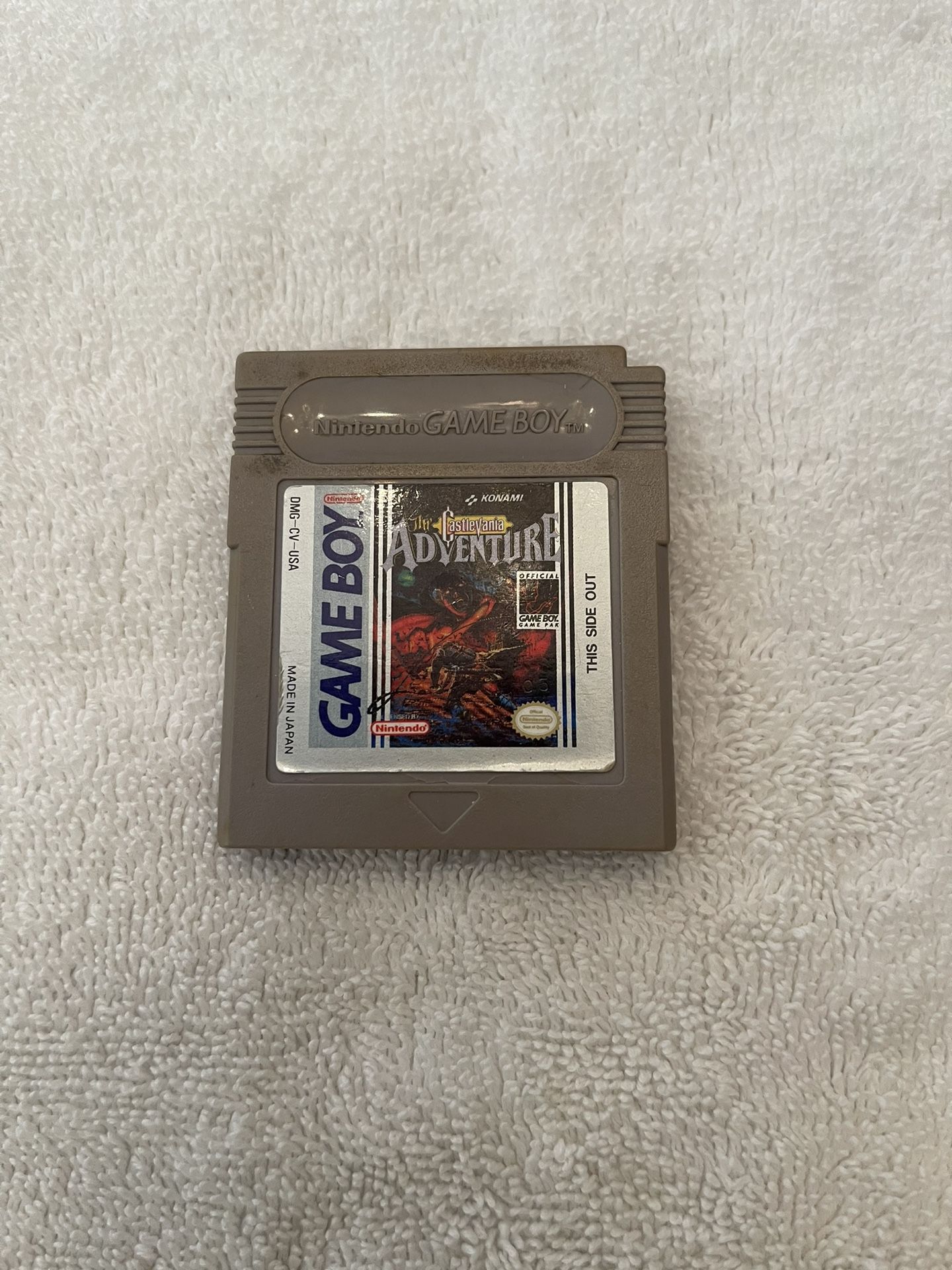 Castlevania Adventure For The Nintendo Gameboy