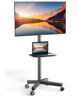 Rolling TV stand