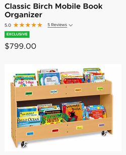 Mobile Book Organizer-Lakeshore